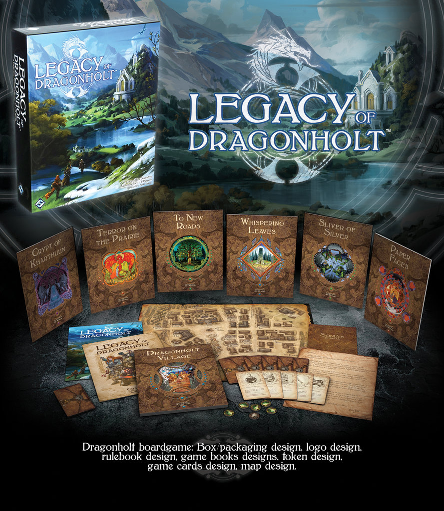 Legacy of Dragonholt tabletop game